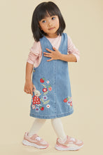 
                        
                          將圖片載入圖庫檢視器 Mothercare Denim Pinny Dress, T-Shirt and Tights Set
                        
                      