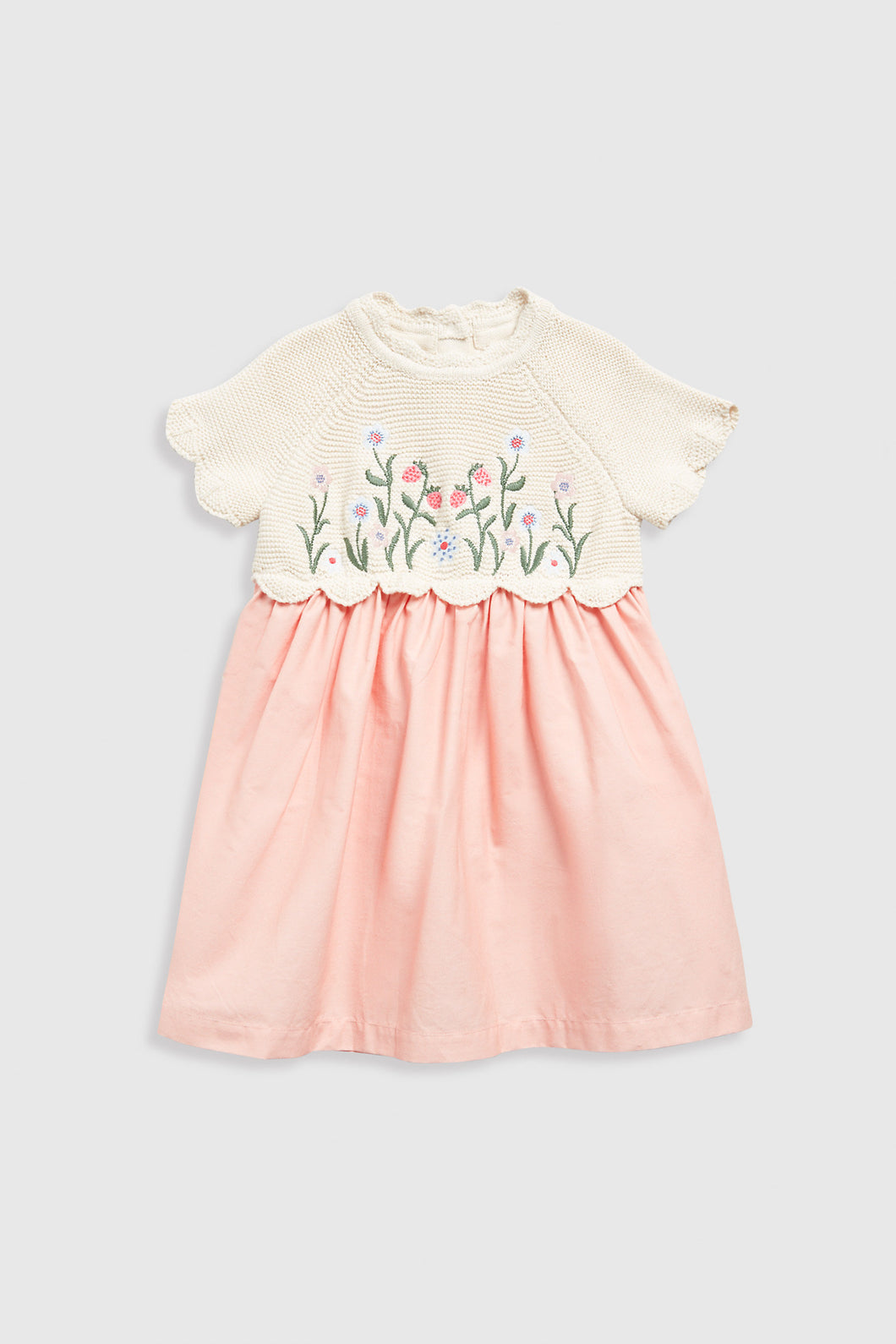 Mothercare Embroidered Twofer Dress