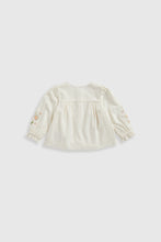 
                        
                          Load image into Gallery viewer, Mothercare White Embroidered Blouse
                        
                      