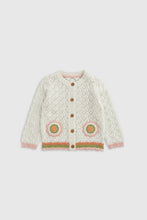 
                        
                          Load image into Gallery viewer, Mothercare Crochet Flower Cardigan
                        
                      