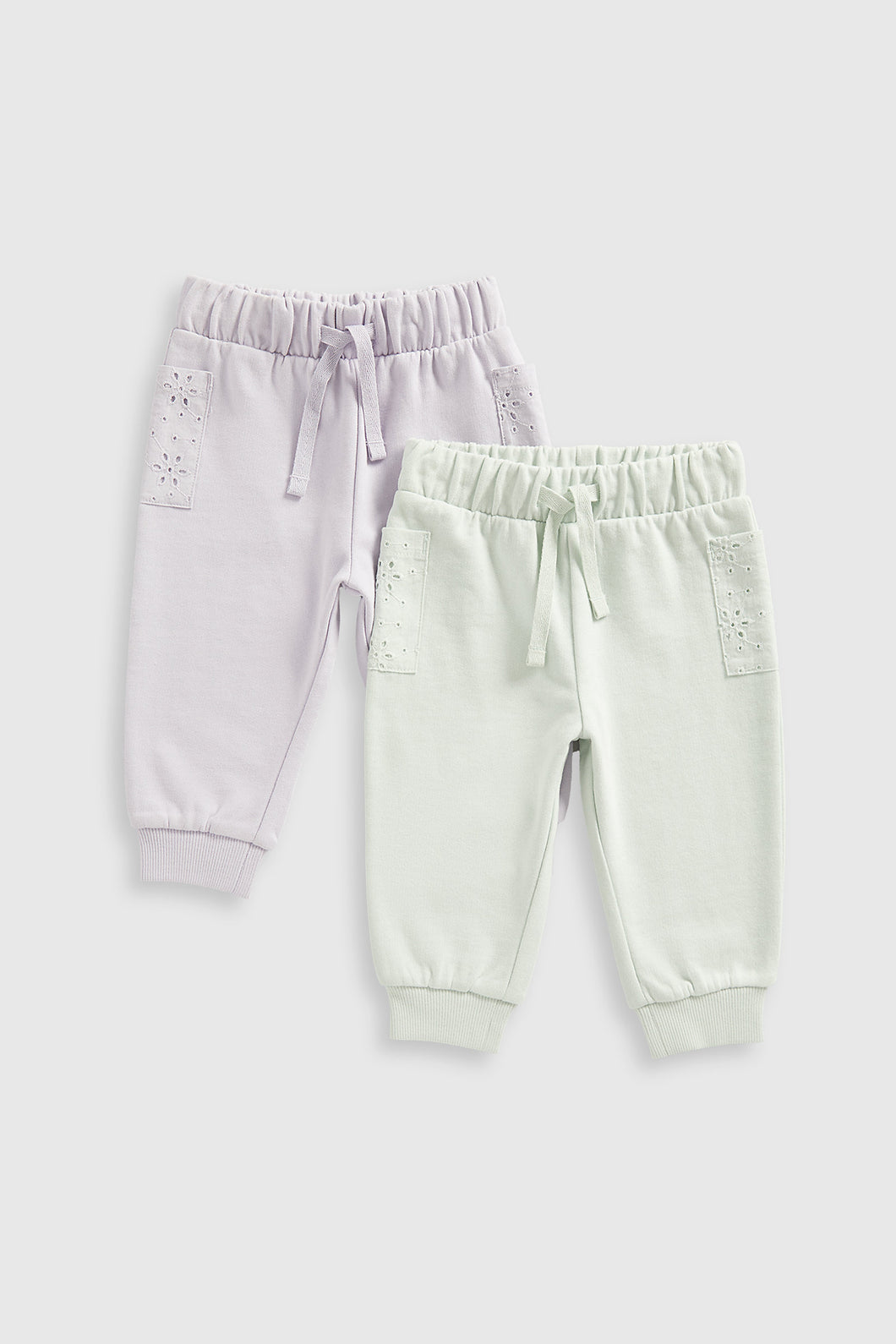 Mothercare Lilac and Mint Joggers - 2 Pack