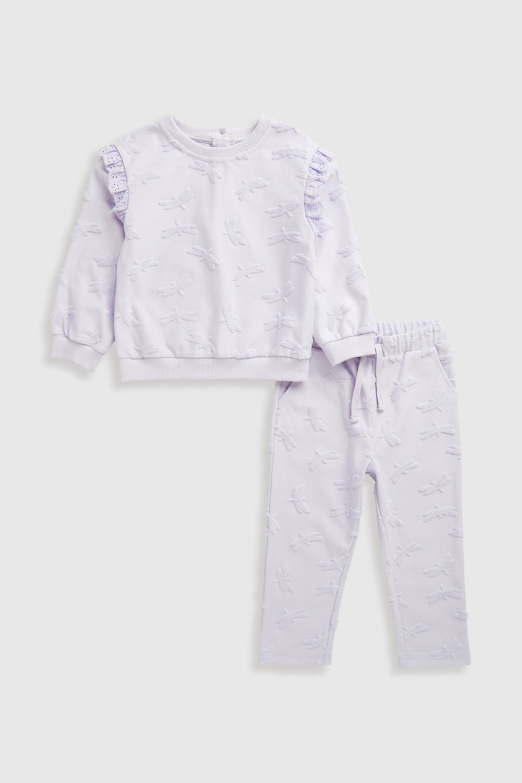 Mothercare Lilac Towelling Jog Set