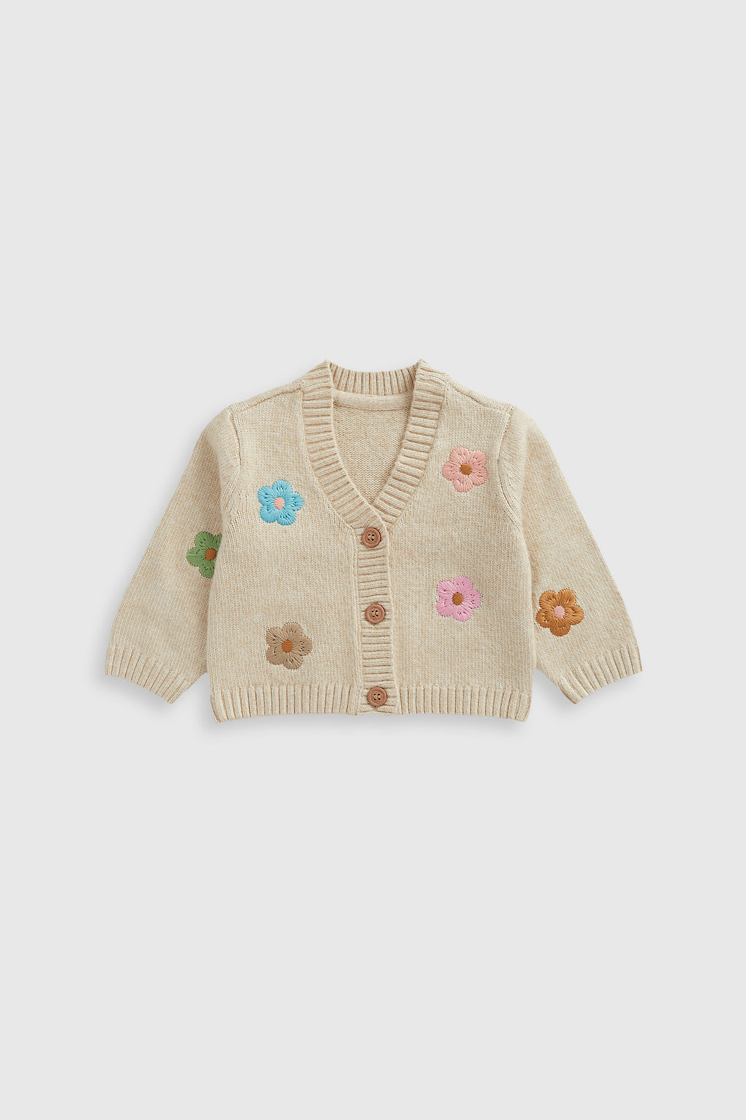 Mothercare Flower Knitted Cardigan