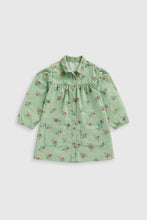 
                        
                          Load image into Gallery viewer, Mothercare Green Cord Shirt Dress
                        
                      