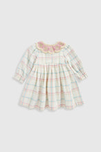 
                        
                          將圖片載入圖庫檢視器 Mothercare Crochet Collar Checked Dress
                        
                      