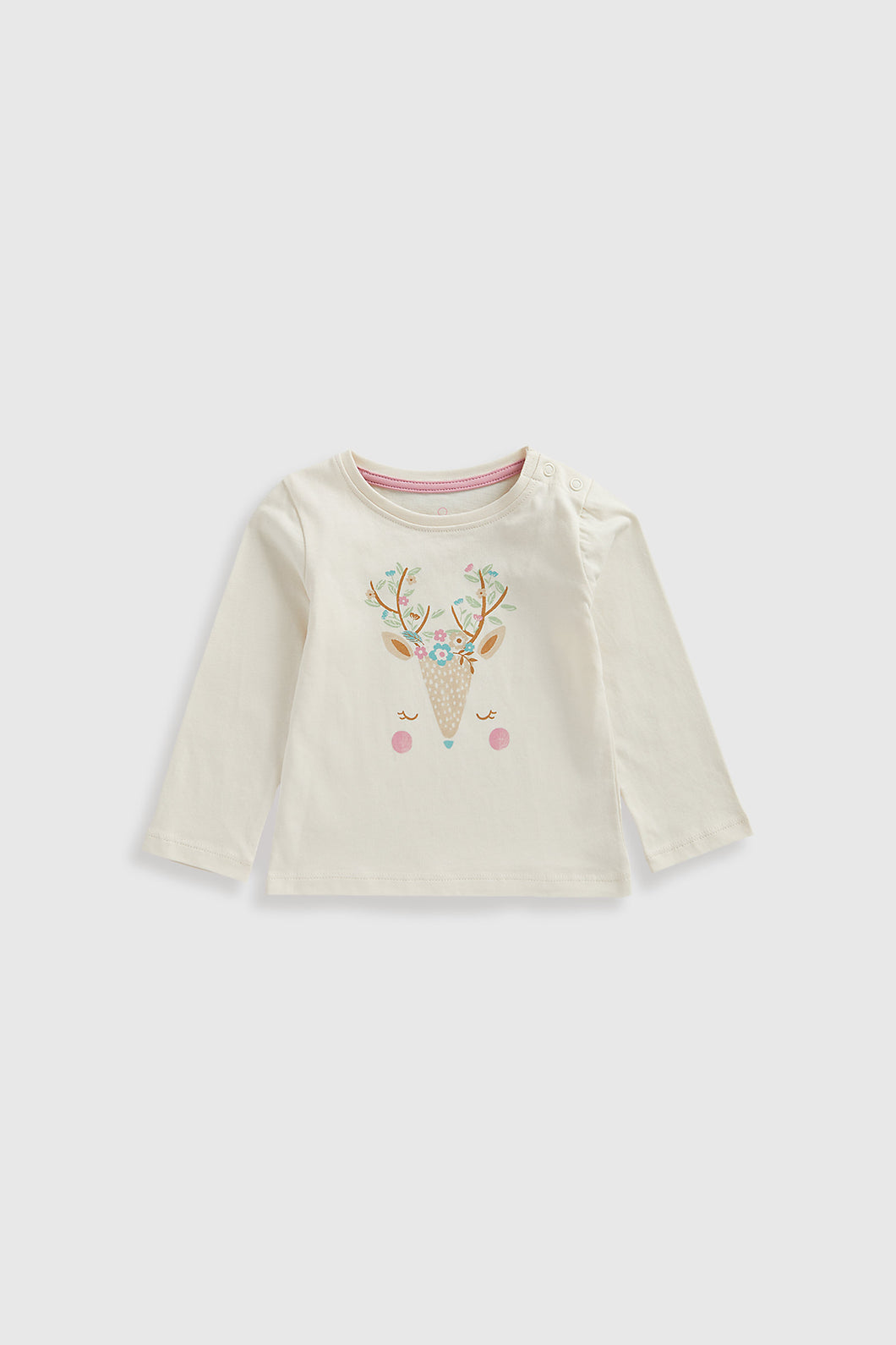 Mothercare Deer Long-Sleeved T-Shirt