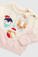 
                        
                          Load image into Gallery viewer, Mothercare Festive Knitted Jumper
                        
                      