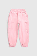 
                        
                          Load image into Gallery viewer, Mothercare Pink Parachute Cargo Trousers
                        
                      