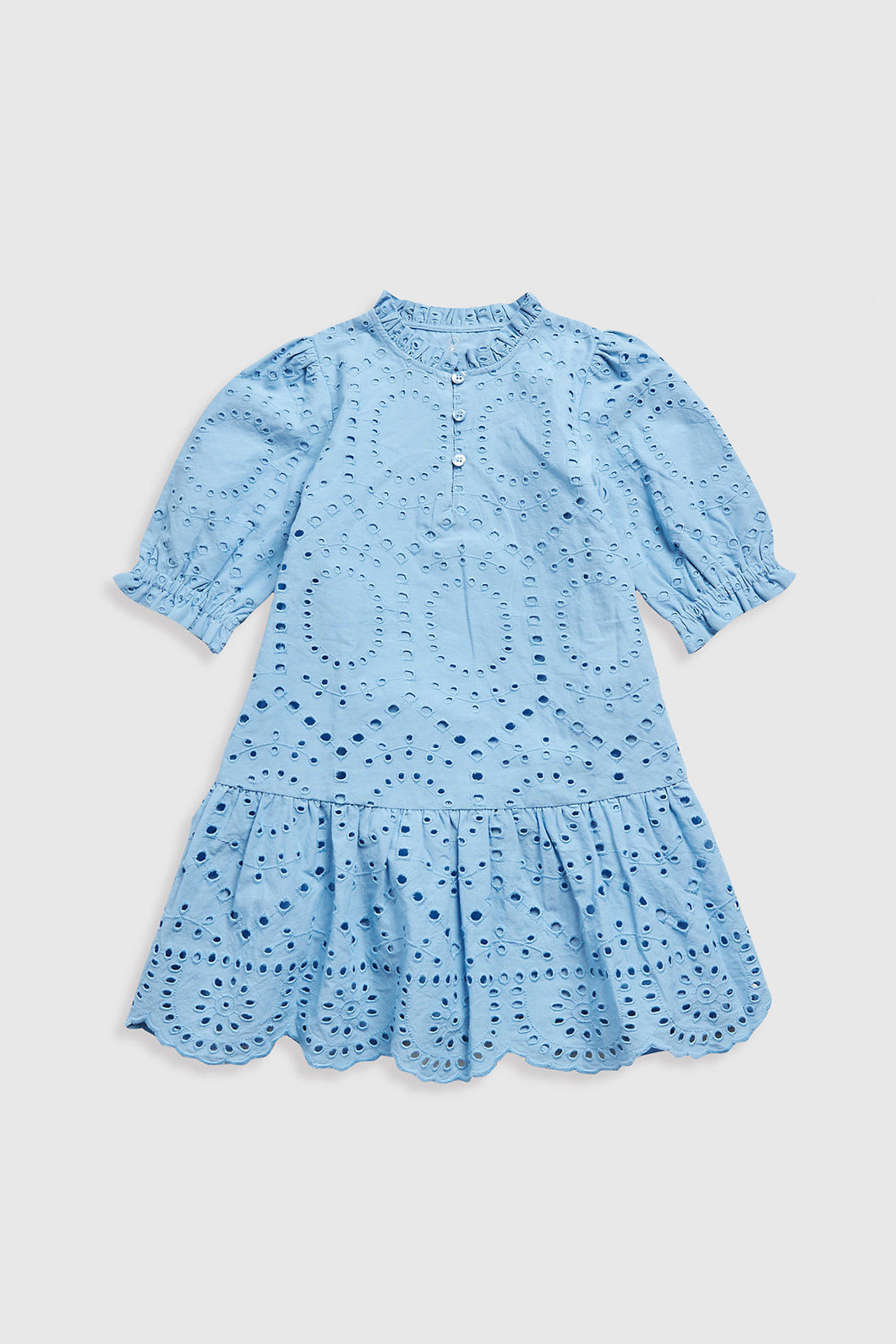 Mothercare Blue Broderie Dress