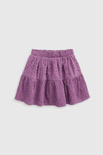 
                        
                          將圖片載入圖庫檢視器 Mothercare Purple Broderie Cord Skirt
                        
                      