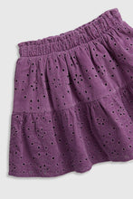 
                        
                          將圖片載入圖庫檢視器 Mothercare Purple Broderie Cord Skirt
                        
                      