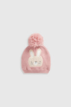 
                        
                          Load image into Gallery viewer, Mothercare Pink Bunny Beanie Baby Hat
                        
                      