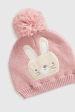 
                        
                          Load image into Gallery viewer, Mothercare Pink Bunny Beanie Baby Hat
                        
                      