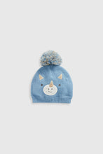 
                        
                          Load image into Gallery viewer, Mothercare Blue Rhino Beanie Baby Hat
                        
                      