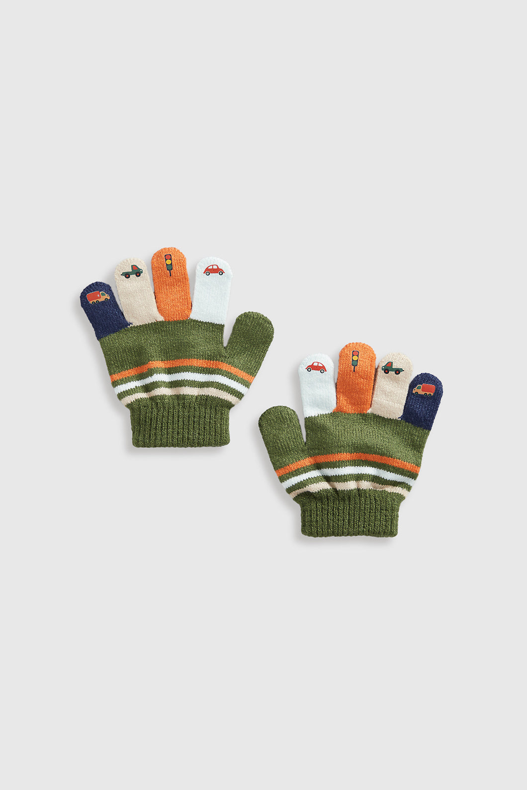 Mothercare Khaki Character Gloves