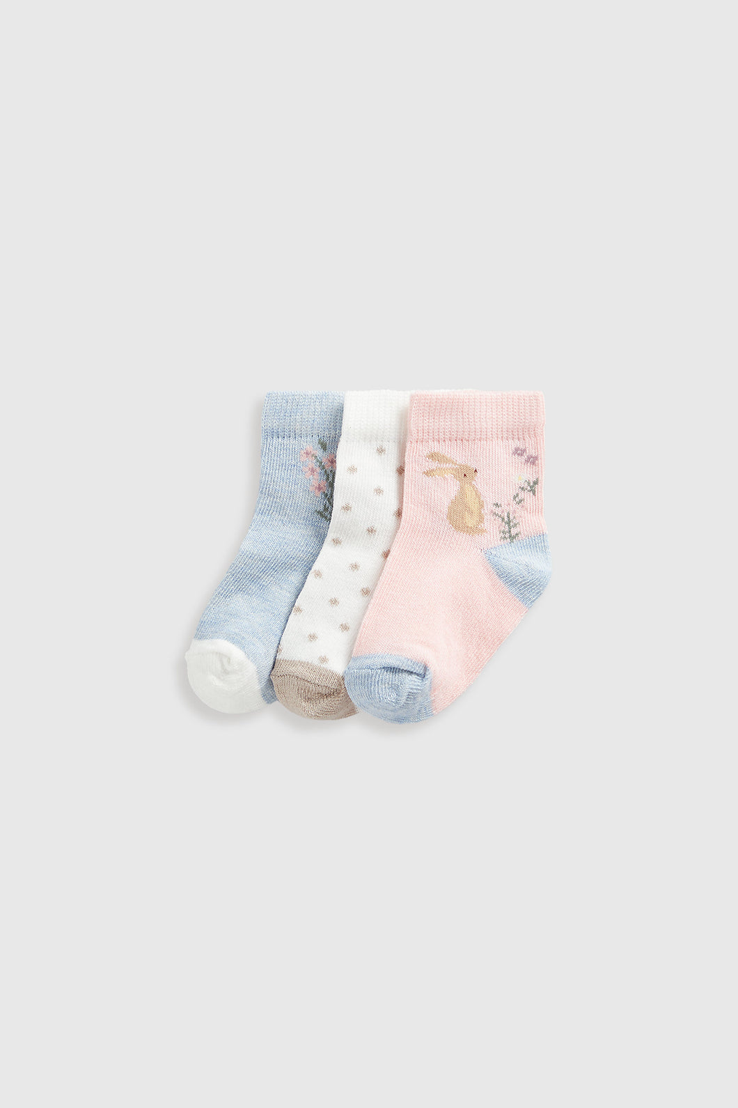 Mothercare Bunny Baby Socks - 3 Pack