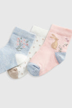 
                        
                          Load image into Gallery viewer, Mothercare Bunny Baby Socks - 3 Pack
                        
                      