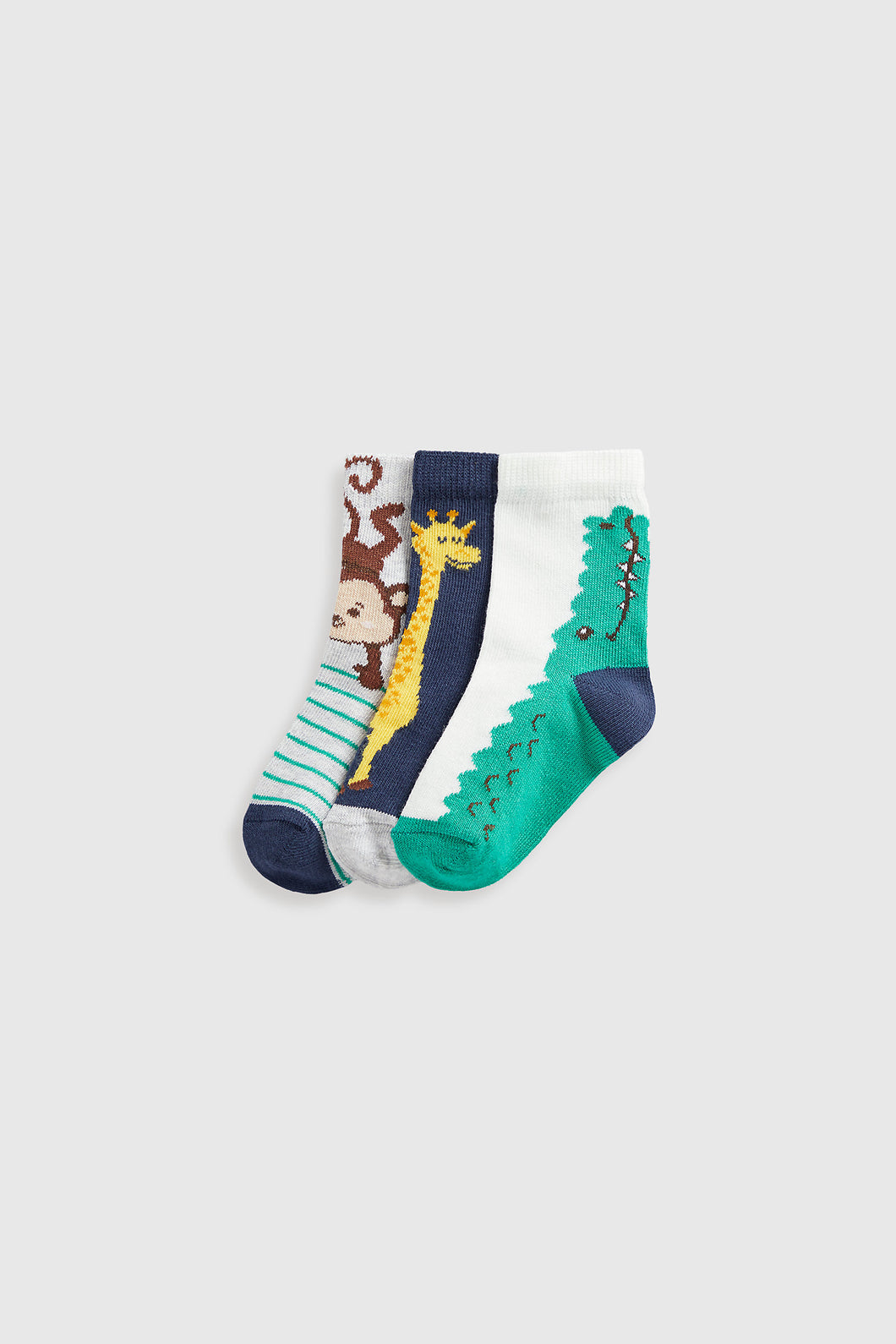 Mothercare Novelty Animal Socks - 3 Pack