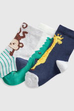 
                        
                          Load image into Gallery viewer, Mothercare Novelty Animal Socks - 3 Pack
                        
                      