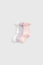 
                        
                          Load image into Gallery viewer, Mothercare Frill Socks - 3 Pack
                        
                      