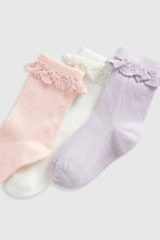 
                        
                          Load image into Gallery viewer, Mothercare Frill Socks - 3 Pack
                        
                      