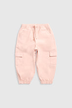 
                        
                          Load image into Gallery viewer, Mothercare Peach Cargo Trousers
                        
                      