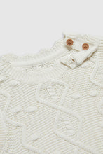 
                        
                          Load image into Gallery viewer, Mothercare Waffle Sweat Top with Crochet
                        
                      