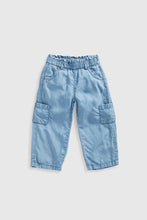 
                        
                          Load image into Gallery viewer, Mothercare Blue Wide-Leg Trousers
                        
                      