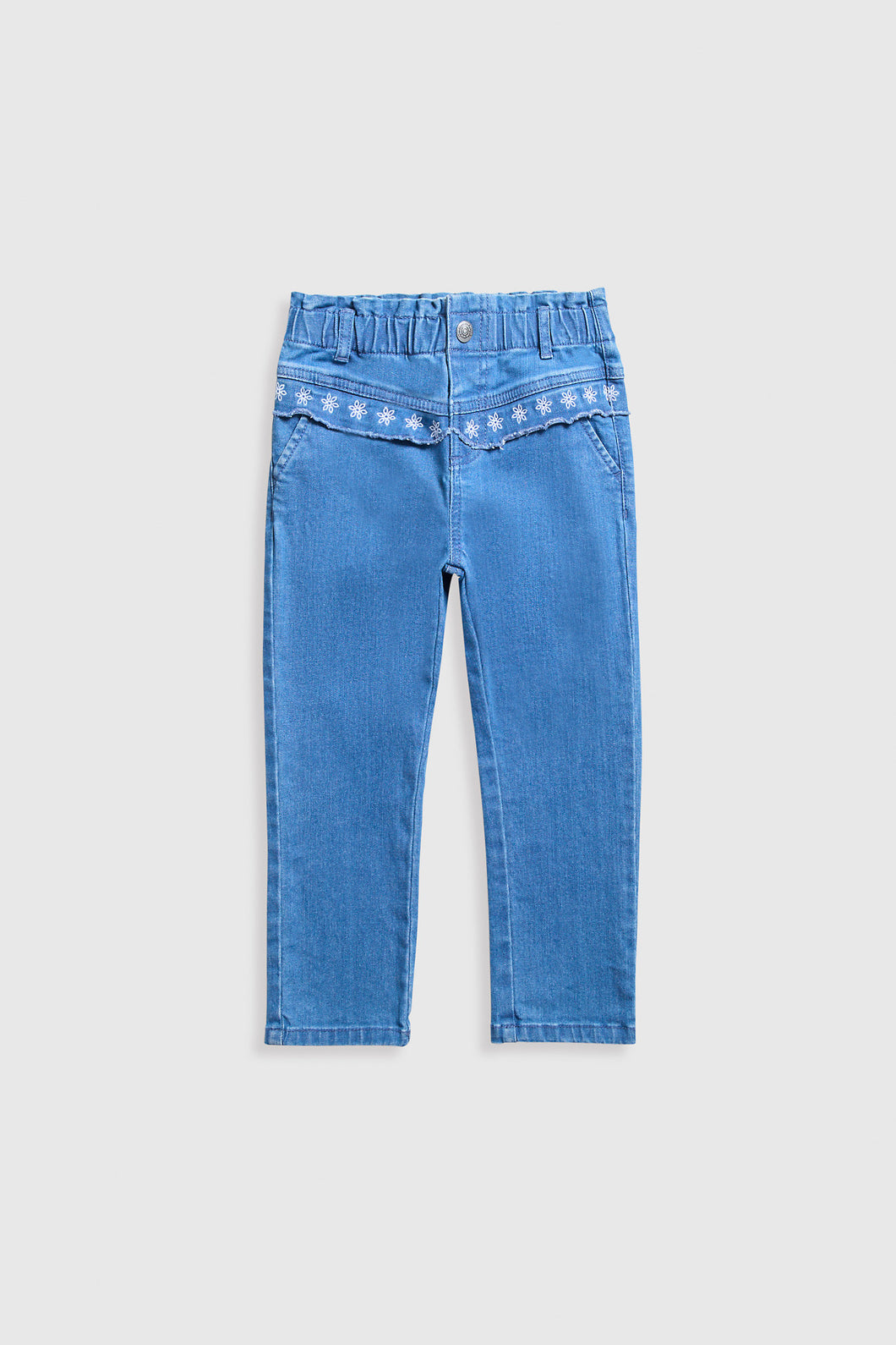 Mothercare Jeans with Broderie Frill