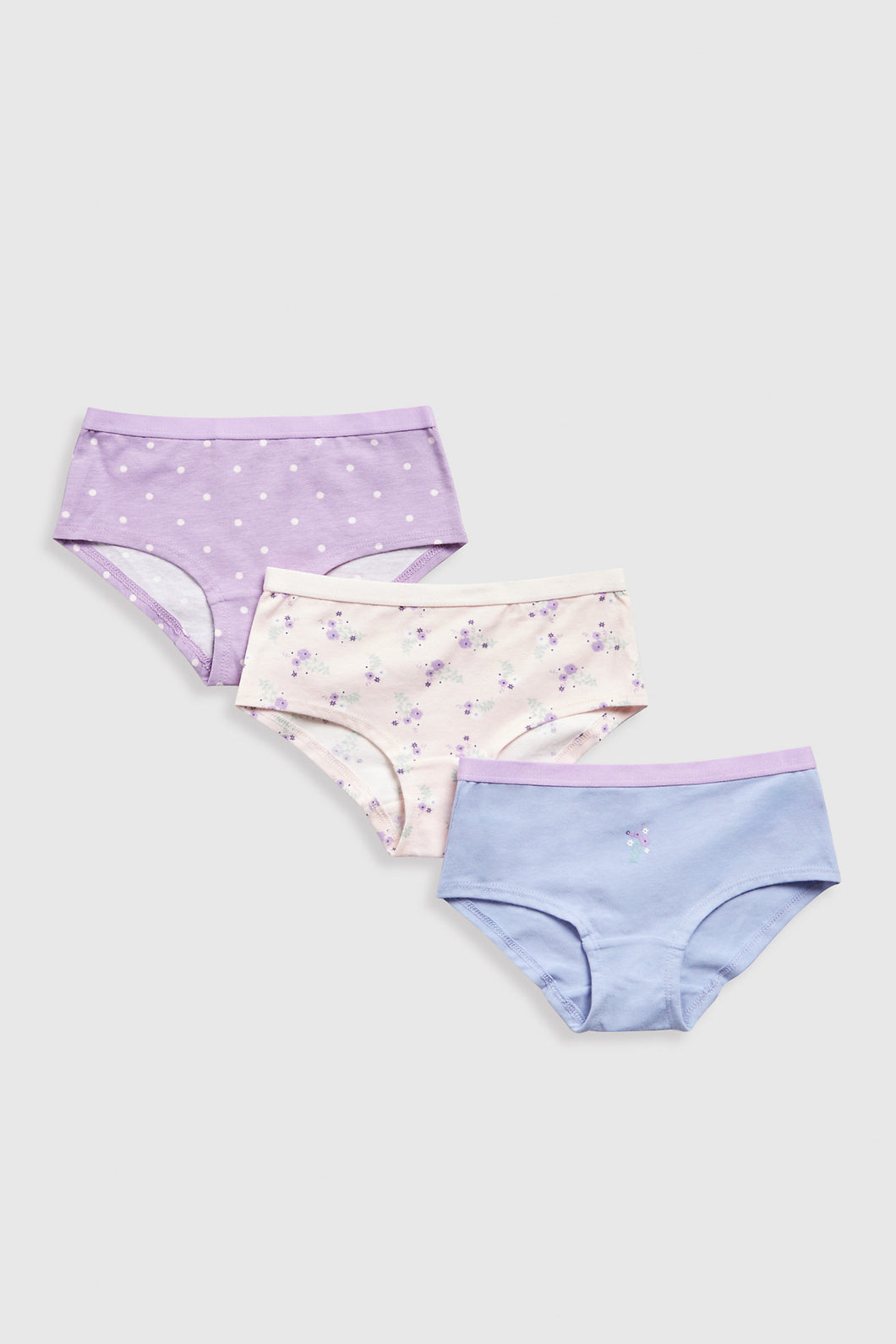 Mothercare Floral Hipster Briefs - 3 Pack