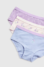 
                        
                          Load image into Gallery viewer, Mothercare Floral Hipster Briefs - 3 Pack
                        
                      