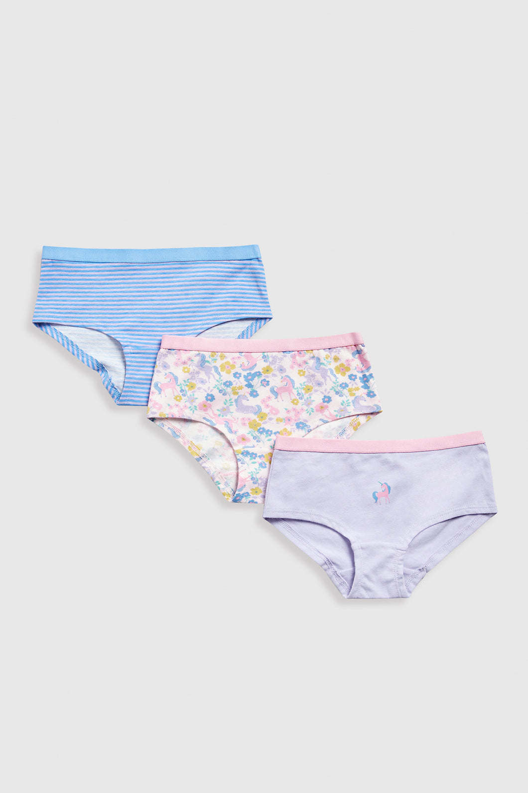 Mothercare Party Horse Hipster Briefs - 3 Pack