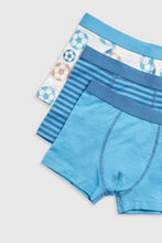 
                        
                          Load image into Gallery viewer, Mothercare Football Trunk Briefs - 3 Pack
                        
                      