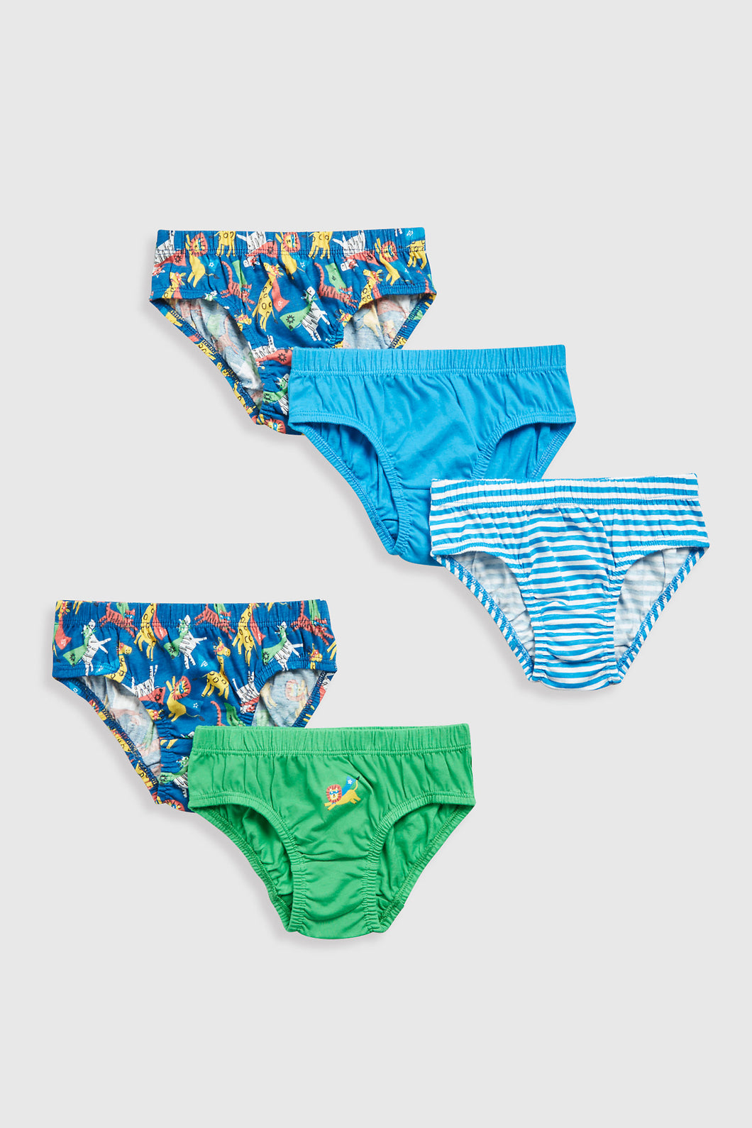 Mothercare Super Animal Briefs - 5 Pack