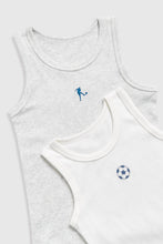 
                        
                          將圖片載入圖庫檢視器 Mothercare Football Sleeveless Vests - 2 Pack
                        
                      