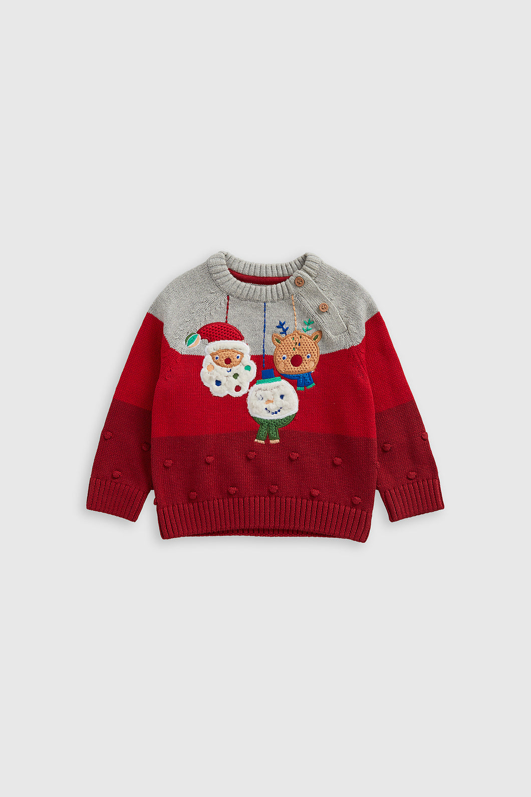 Mothercare Festive Bauble Knitted Jumper