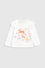 
                        
                          Load image into Gallery viewer, Mothercare Cream Horses Long-Sleeved T-Shirt
                        
                      