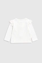 
                        
                          Load image into Gallery viewer, Mothercare Cream Horses Long-Sleeved T-Shirt
                        
                      