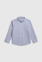 
                        
                          將圖片載入圖庫檢視器 Mothercare Navy Gingham Oxford Shirt
                        
                      