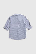 
                        
                          將圖片載入圖庫檢視器 Mothercare Navy Gingham Oxford Shirt
                        
                      