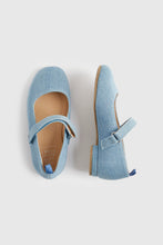 
                        
                          Load image into Gallery viewer, Mothercare Denim Ballerina Shoes
                        
                      