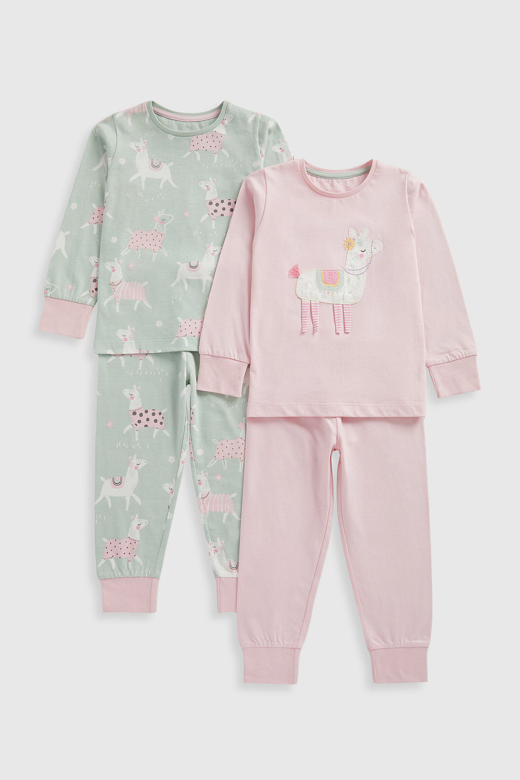 Mothercare Llama Pyjamas - 2 Pack