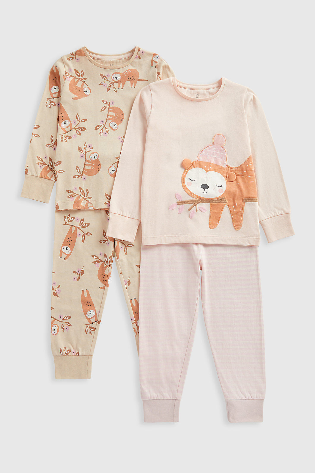 Mothercare Sloth Pyjamas - 2 Pack