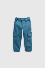 
                        
                          Load image into Gallery viewer, Mothercare Navy Cargo Trousers
                        
                      