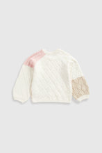 
                        
                          Load image into Gallery viewer, Mothercare Patchwork Knitted Jumper
                        
                      