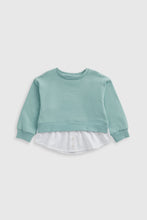 
                        
                          Load image into Gallery viewer, Mothercare Mint Mock Shirt Sweat Top
                        
                      