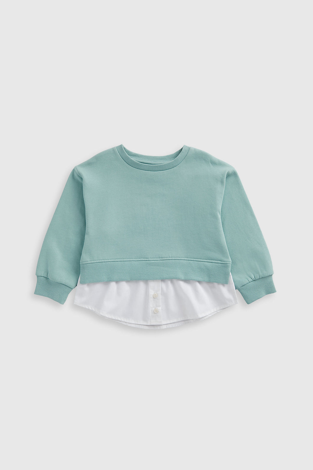 Mothercare Mint Mock Shirt Sweat Top