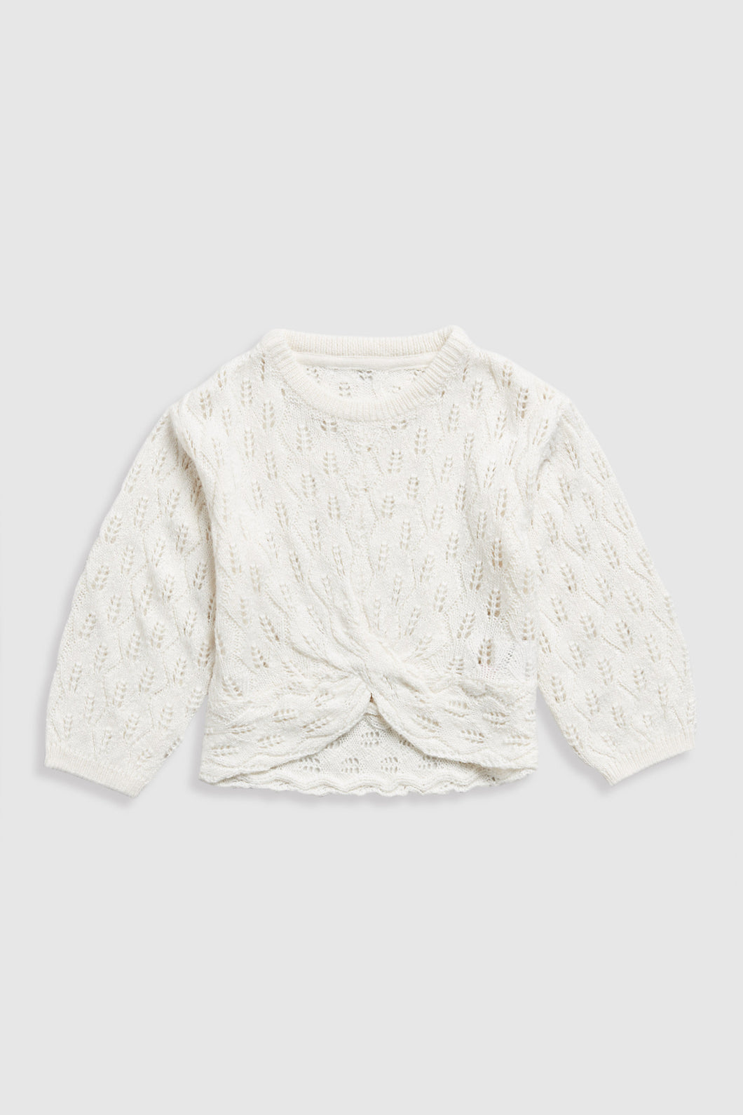 Mothercare Cream Pointelle Jumper