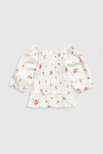 
                        
                          Load image into Gallery viewer, Mothercare Floral Woven Blouse
                        
                      