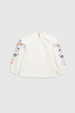 
                        
                          Load image into Gallery viewer, Mothercare Cream Embroidered Blouse
                        
                      